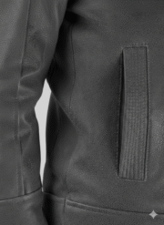 Dark Grey Leather Jacket for Men Premium Biker Outerwear