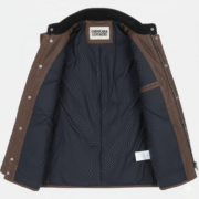 Brown Quilted Leather Vest Premium Chinkara Leathers Slim Fit